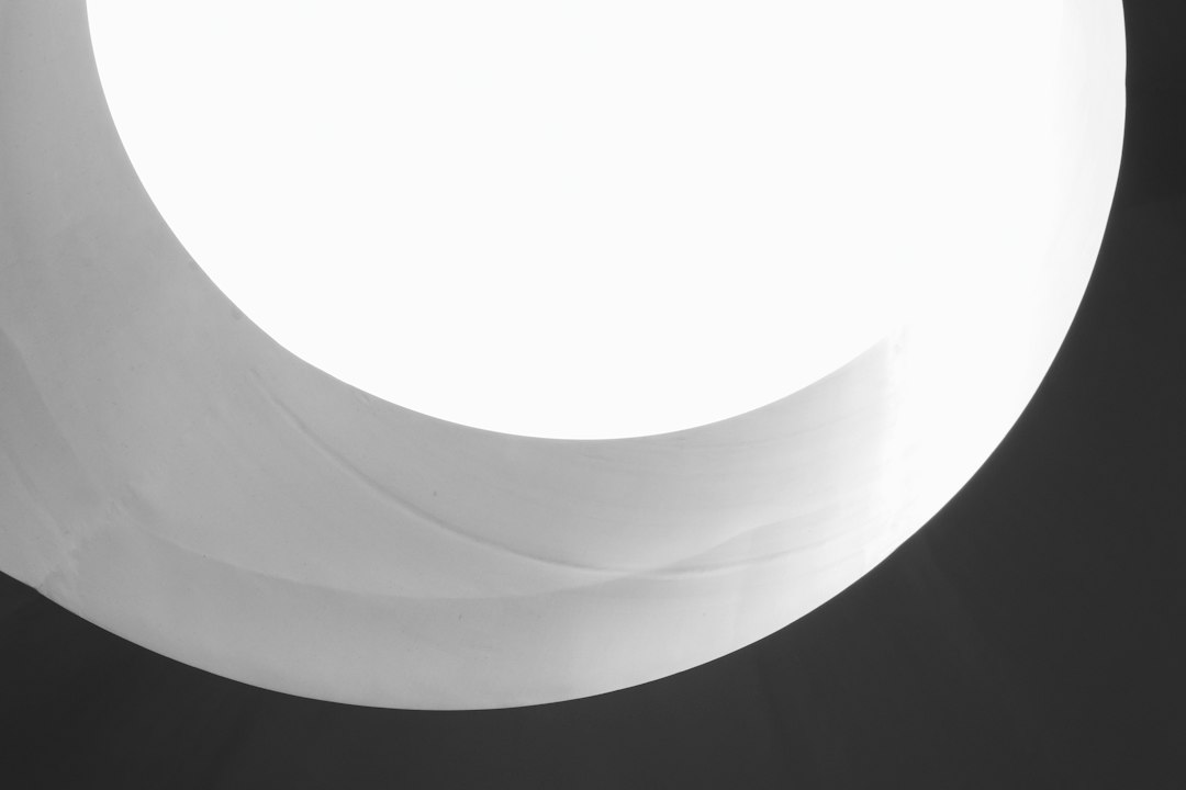 Photo opal glass flush lamp